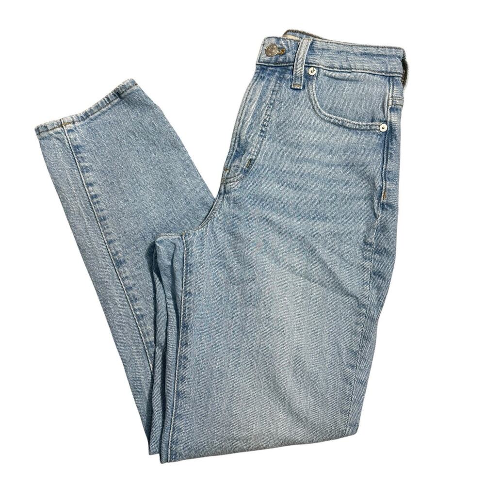 Madewell Curvy Perfect Vintage Jean 26 Blue Womens High Rise Stretch Denim mc594 - Picture 7 of 7